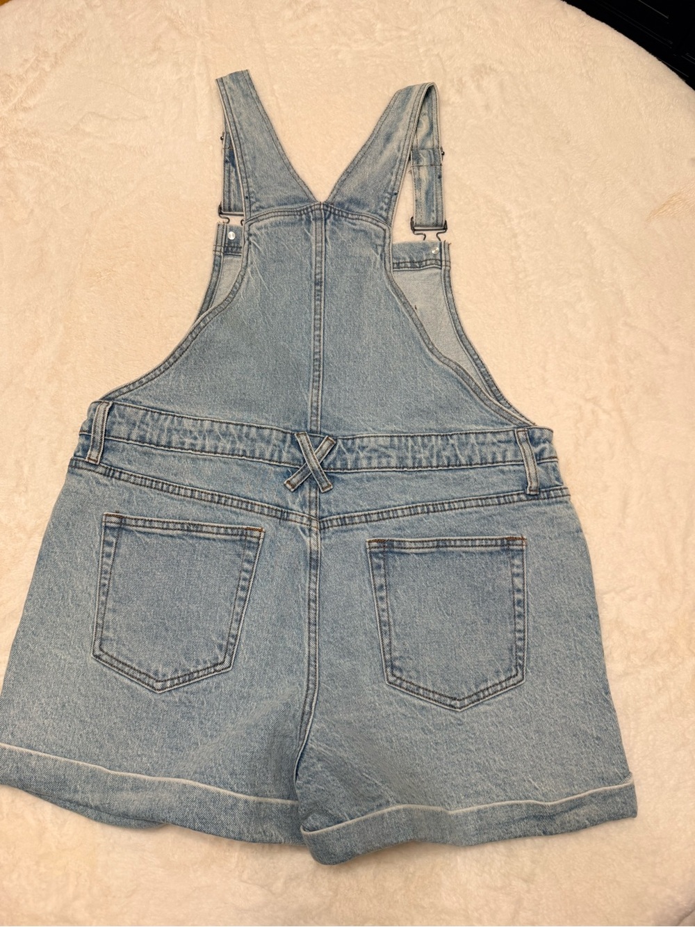 NWT Disney Pixar Denim Overalls with Colorful Toy Story Patch - Picture 6 of 10